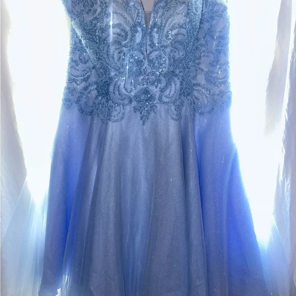 Sparkly Tulle Homecoming Dress teens - Picture 5 of 16